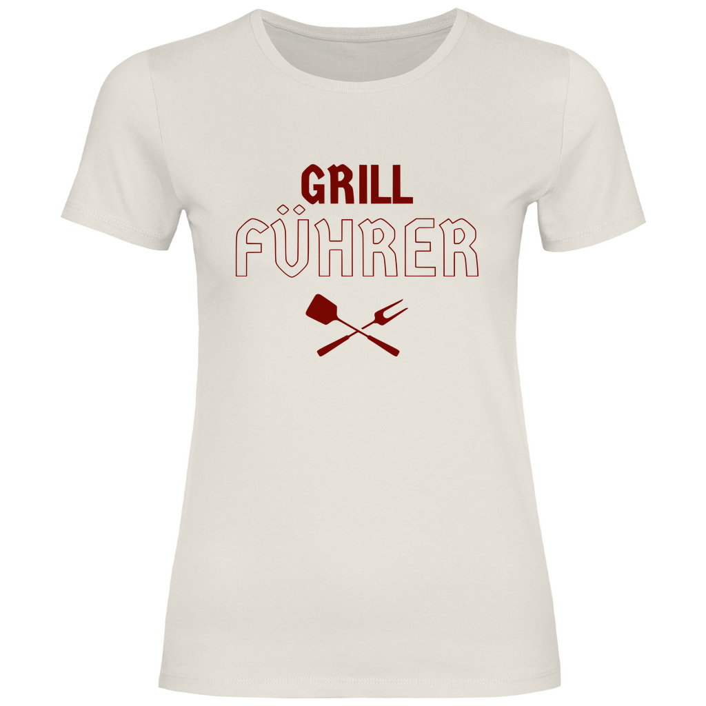 Lustiges T-Shirt 'Grill Führer' Damen - PatriotenPrint