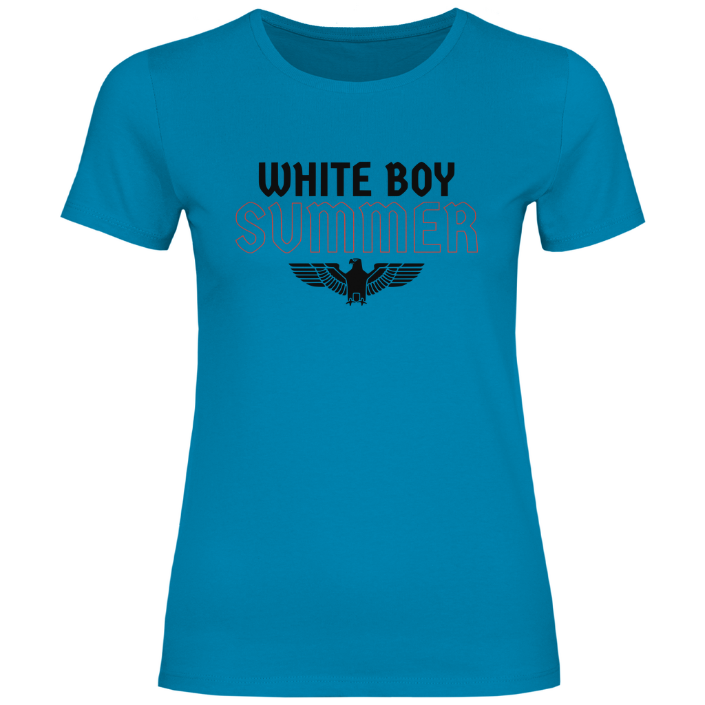 Skinhead T-Shirt 'White Boy Summer' Damen - PatriotenPrint