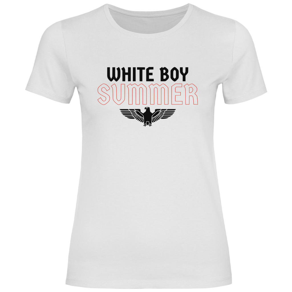 Skinhead T-Shirt 'White Boy Summer' Damen - PatriotenPrint