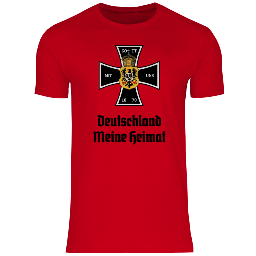 Deutsches Reich T-Shirt 'Gott mit uns' Herren - PatriotenPrint