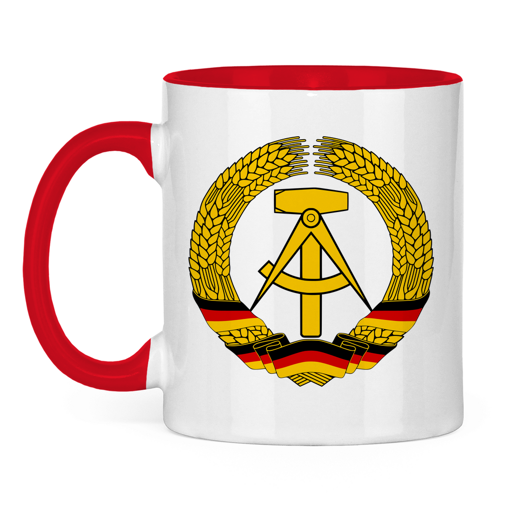 Ostdeutschland Tasse 'DDR' zweifarbig - PatriotenPrint