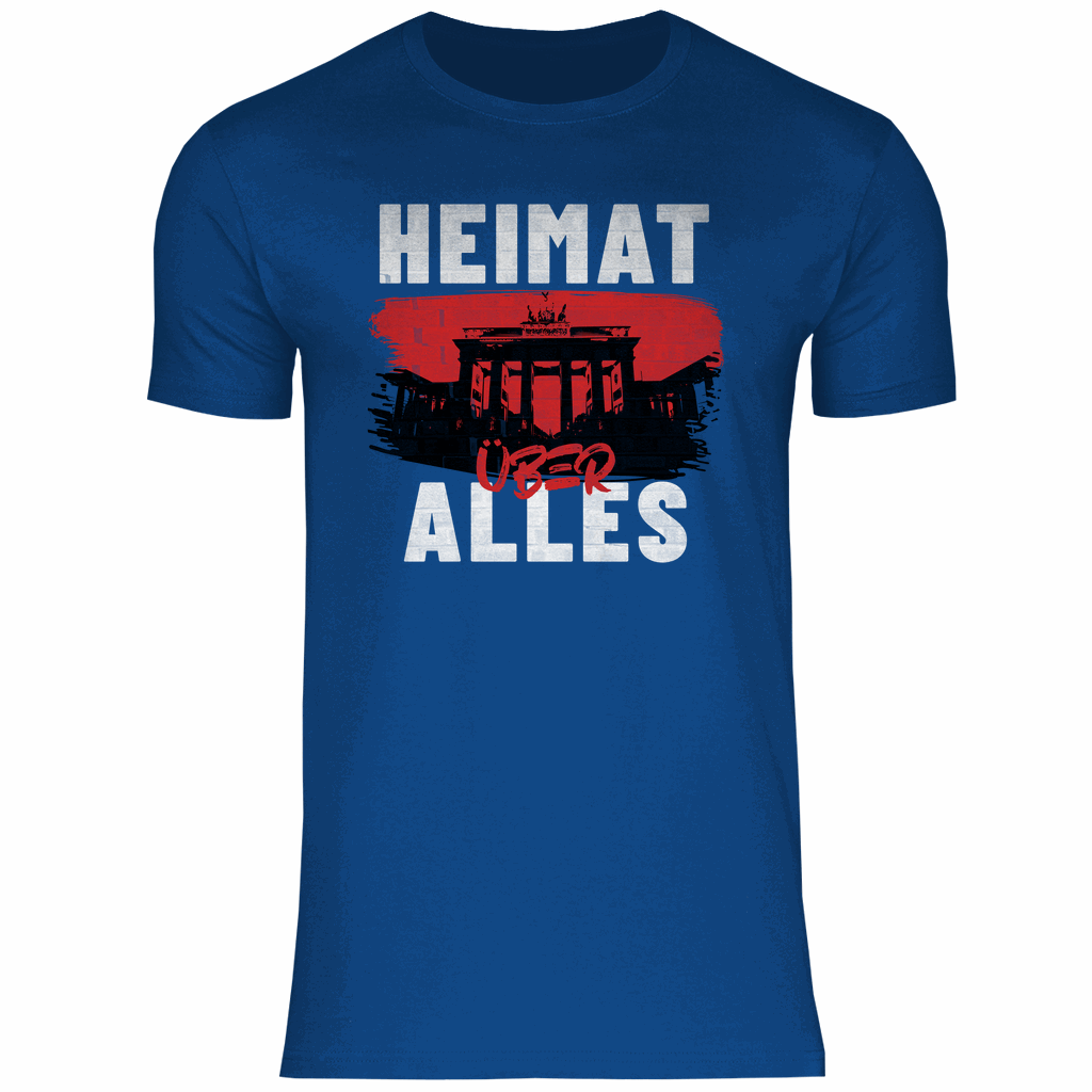 Deutschland T-Shirt 'Heimat über Alles' Herren - PatriotenPrint