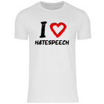 Lustiges T-Shirt 'I love Hatespeech' Herren