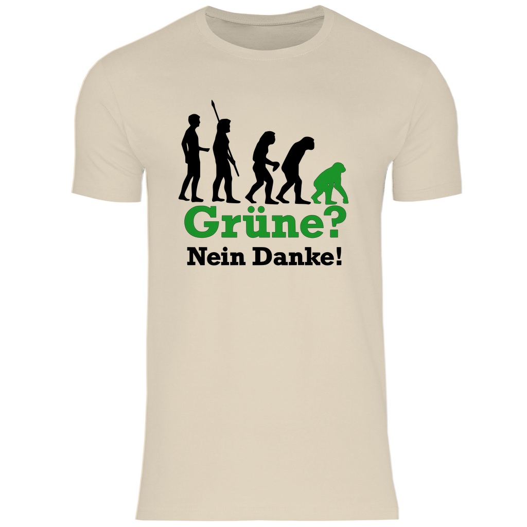 FCK Grüne T-Shirt 'Grüne Nein Danke' Herren - PatriotenPrint