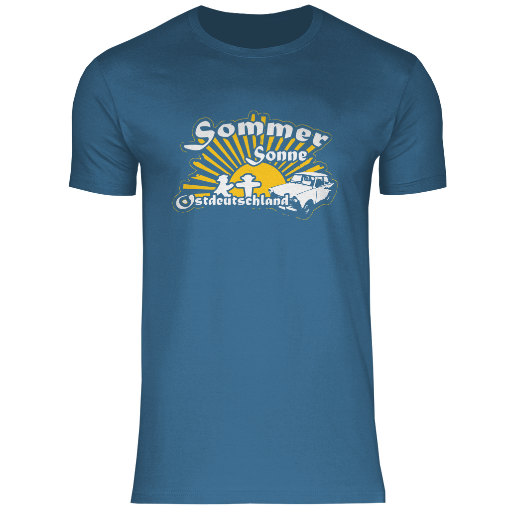 Ostdeutschland T-Shirt 'Sommer Sonne Ostdeutschland' Herren - PatriotenPrint