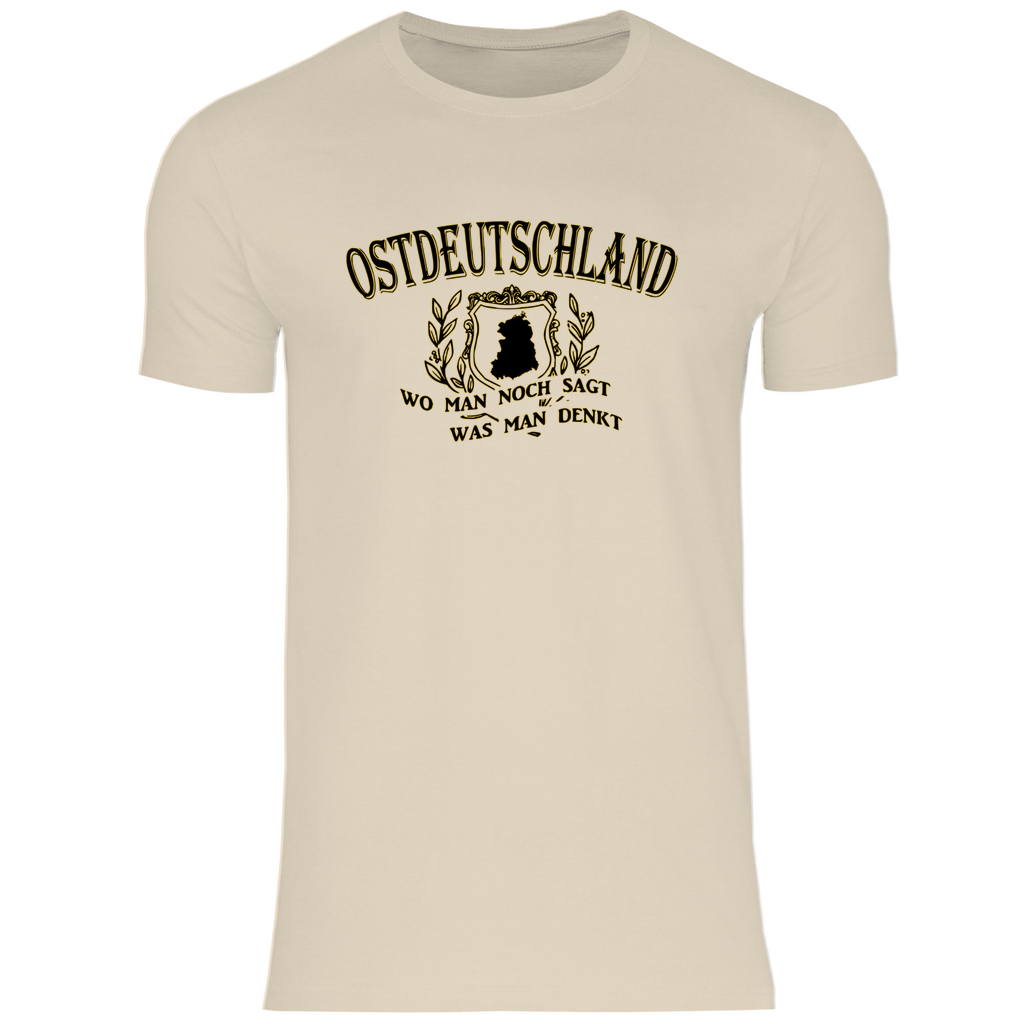 Ostdeutschland T-Shirt 'Wo man noch sagt was man denkt' Herren - PatriotenPrint