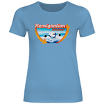 Remigration T-Shirt 'Remigration Airlines' Damen - PatriotenPrint