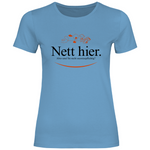 Remigration T-Shirt 'Nett hier' Damen - PatriotenPrint