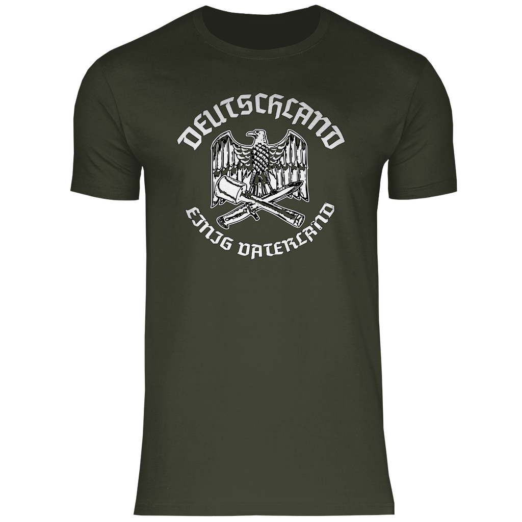 Reichsadler T-Shirt 'Deutschland Einig Vaterland' Herren - PatriotenPrint