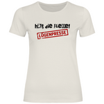 T-Shirt mit Spruch 'Halt die Fresse Lügenpresse' Damen - PatriotenPrint