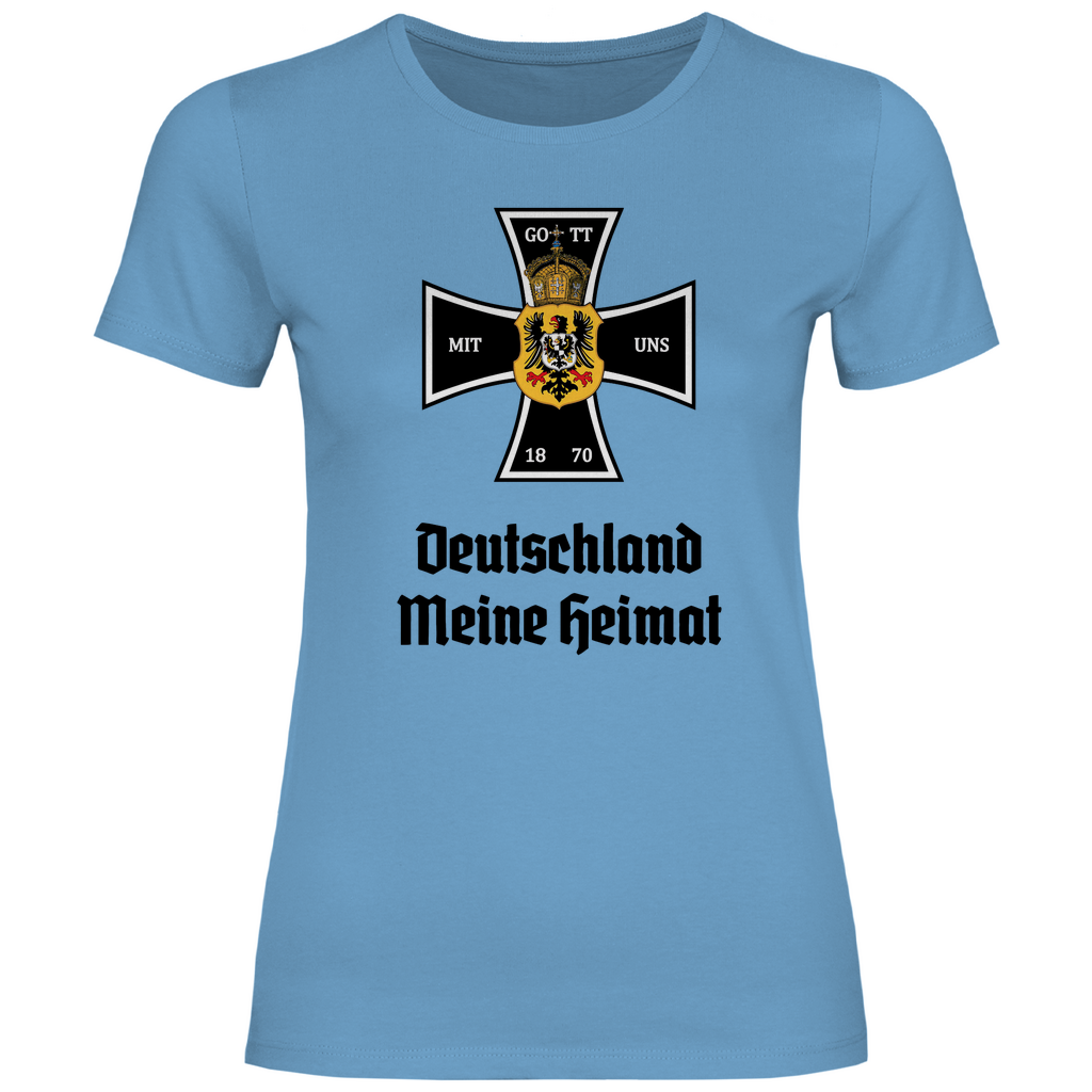 Deutsches Reich T-Shirt 'Gott mit uns' Damen - PatriotenPrint