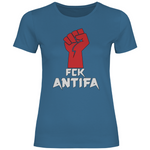 Skinhead T-Shirt 'FCK Antifa' Damen - PatriotenPrint