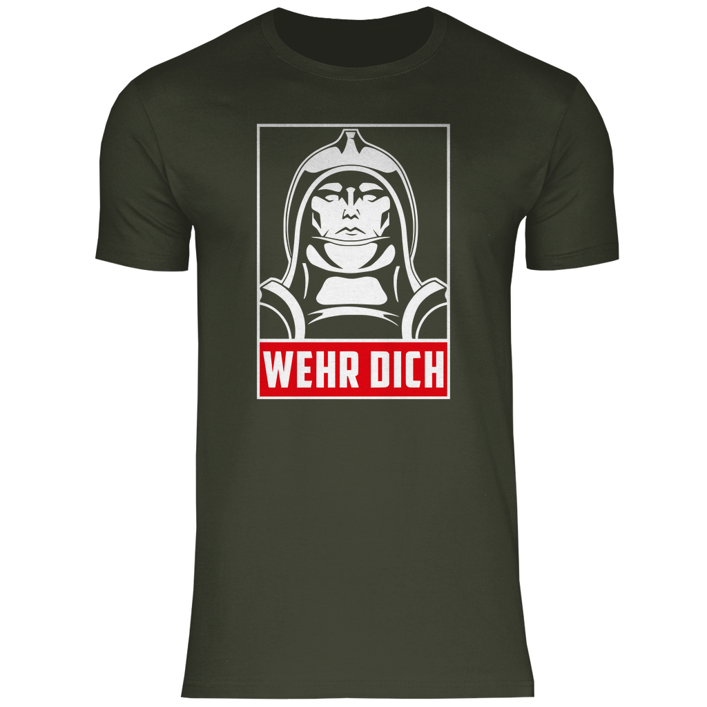 Defend Europe T-Shirt 'Wehr Dich' Herren - PatriotenPrint