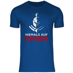 Defend Europe T-Shirt 'Niemals auf Knien' Herren - PatriotenPrint