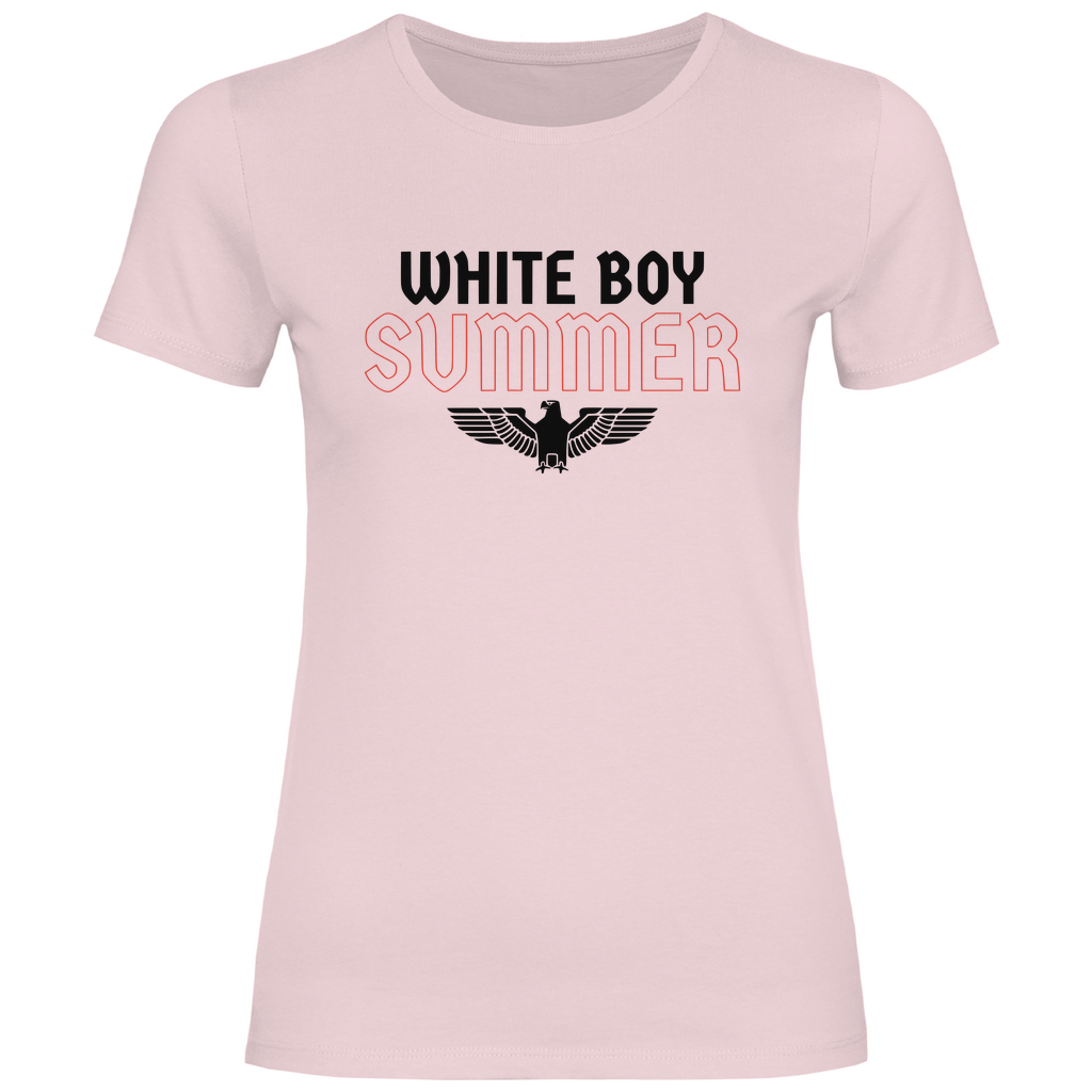 Skinhead T-Shirt 'White Boy Summer' Damen - PatriotenPrint