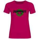 FCK Grüne T-Shirt 'Dummheit hat eine Farbe' Damen - PatriotenPrint