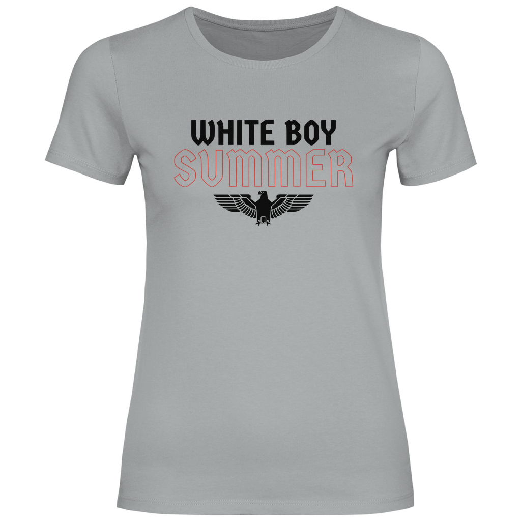 Skinhead T-Shirt 'White Boy Summer' Damen - PatriotenPrint