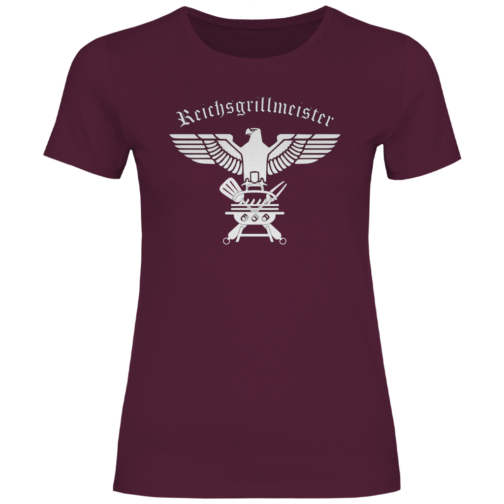 Reichsadler T-Shirt 'Reichsgrillmeister' Damen - PatriotenPrint