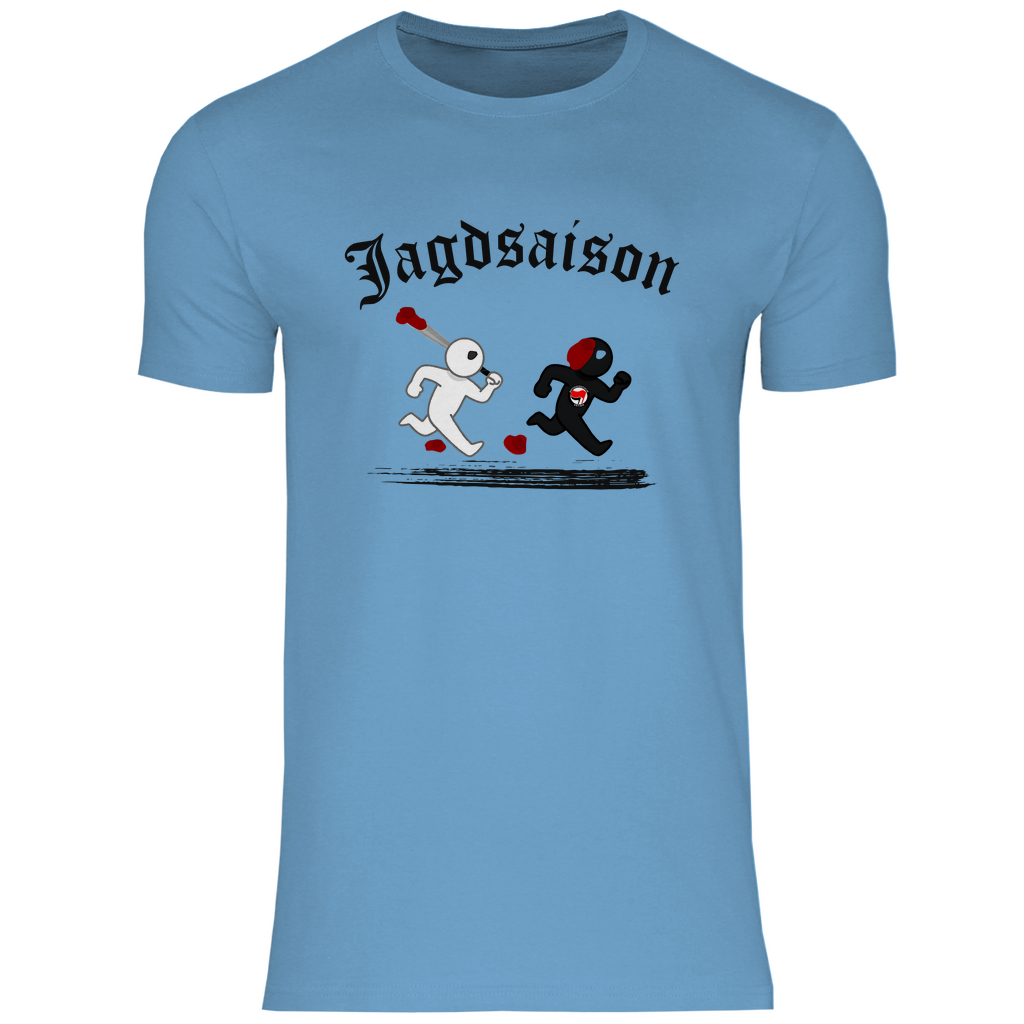 Skinhead T-Shirt 'Jagdsaison' Herren - PatriotenPrint