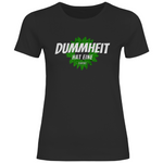 FCK Grüne T-Shirt 'Dummheit hat eine Farbe' Damen - PatriotenPrint