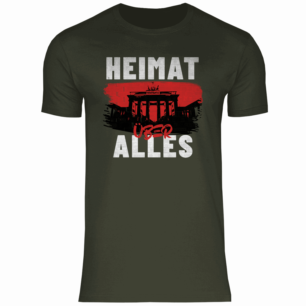 Deutschland T-Shirt 'Heimat über Alles' Herren - PatriotenPrint