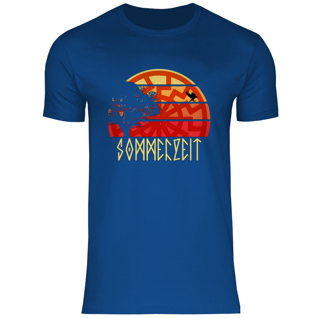 Schwarze Sonne T-Shirt 'Sommerzeit' Herren - PatriotenPrint