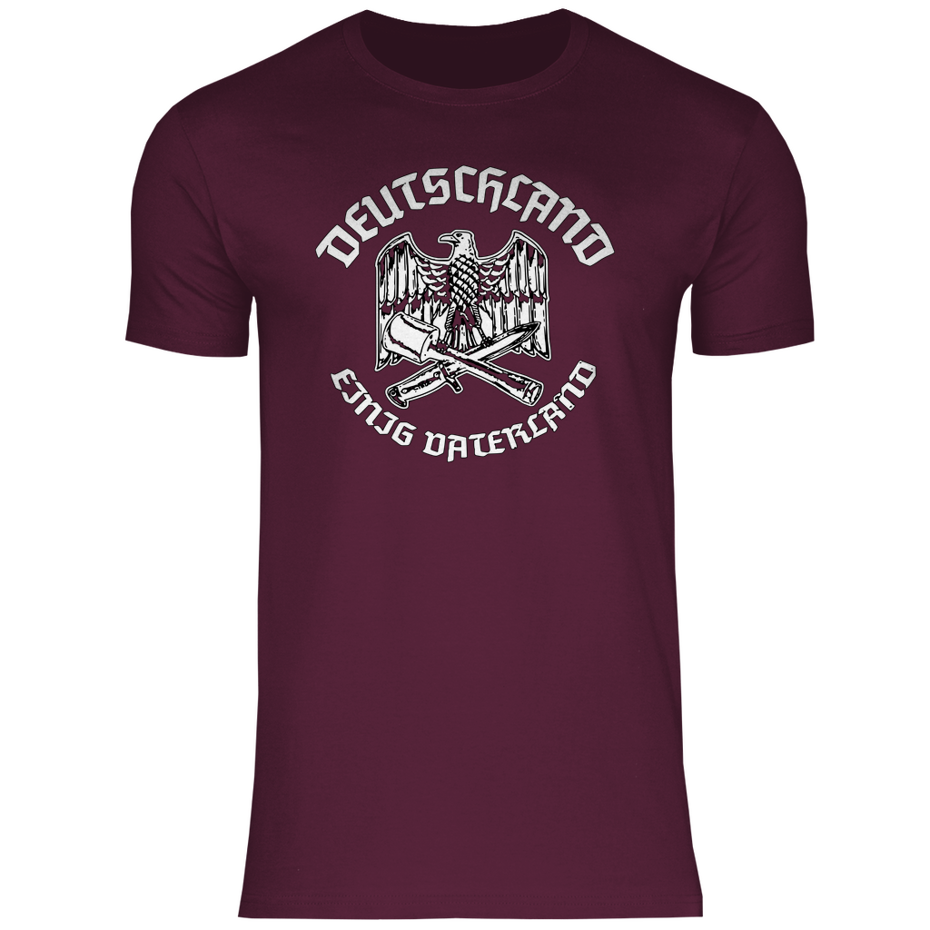 Reichsadler T-Shirt 'Deutschland Einig Vaterland' Herren - PatriotenPrint