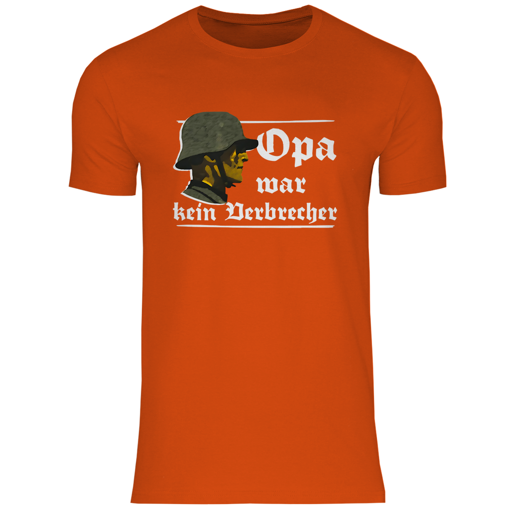 Patriot T-Shirt 'Opa war kein Verbrecher' Herren - PatriotenPrint