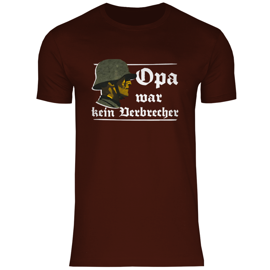 Patriot T-Shirt 'Opa war kein Verbrecher' Herren - PatriotenPrint