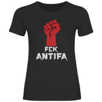 Skinhead T-Shirt 'FCK Antifa' Damen - PatriotenPrint