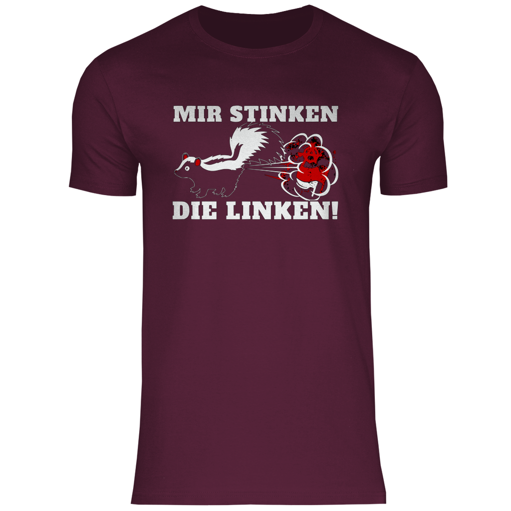 Remigration T-Shirt 'Mir stinken die Linken' Herren