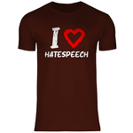 Lustiges T-Shirt 'I love Hatespeech' Herren