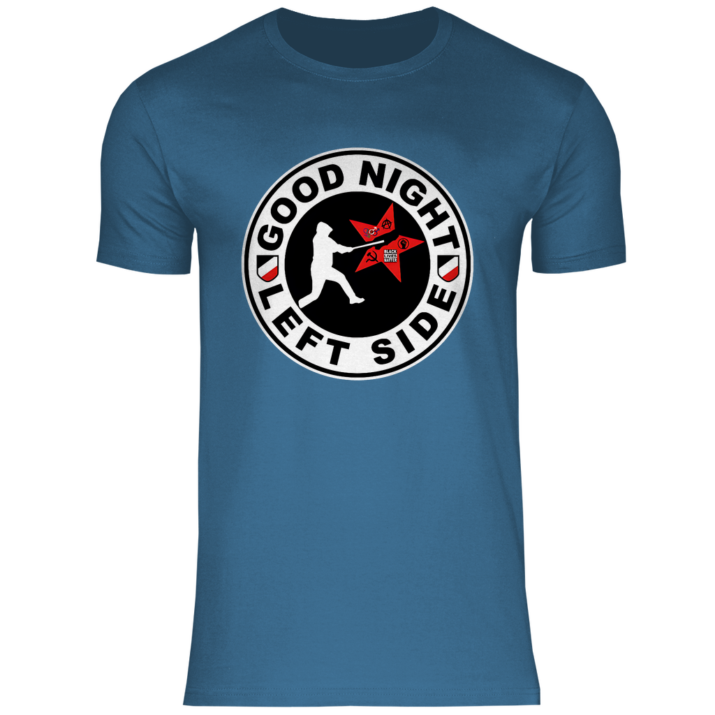 Skinhead T-Shirt 'Good Night Left Side' Herren - PatriotenPrint