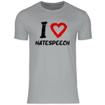 Lustiges T-Shirt 'I love Hatespeech' Herren