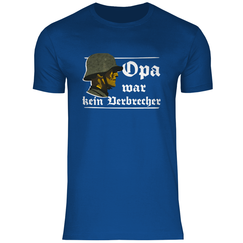 Patriot T-Shirt 'Opa war kein Verbrecher' Herren - PatriotenPrint