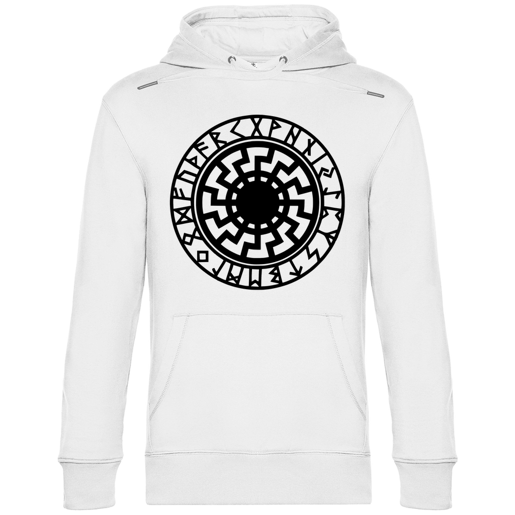 Schwarze Sonne Hoodie Herren