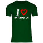 Lustiges T-Shirt 'I love Hatespeech' Herren