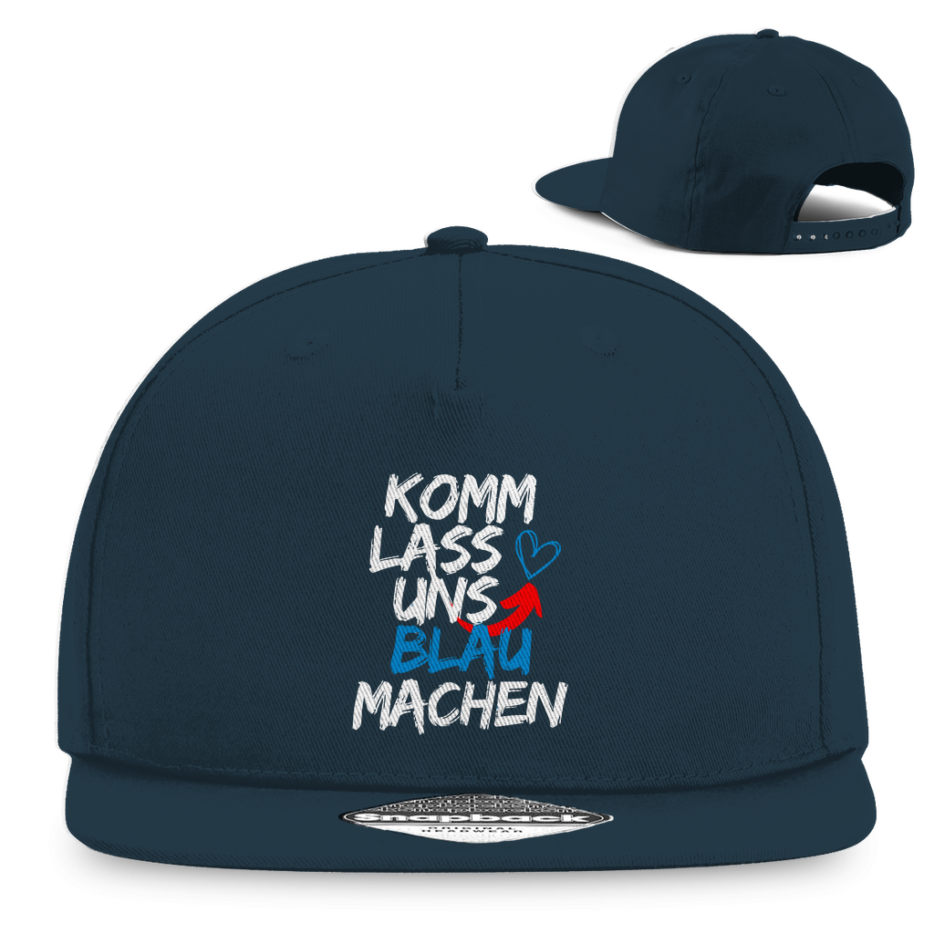 Baseball Cap 'Komm lass uns blau machen' - PatriotenPrint