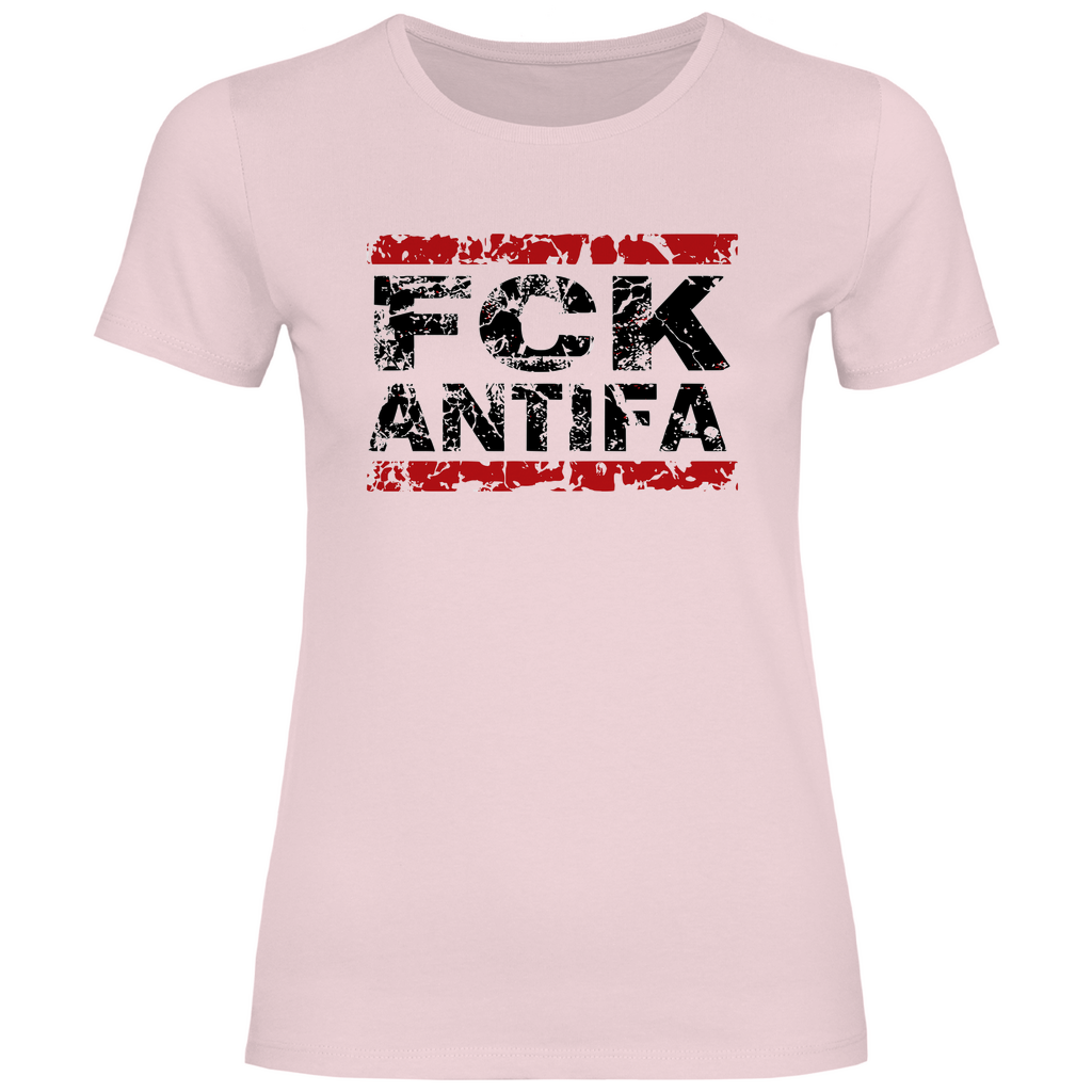 FCK Antifa T-Shirt Damen - PatriotenPrint