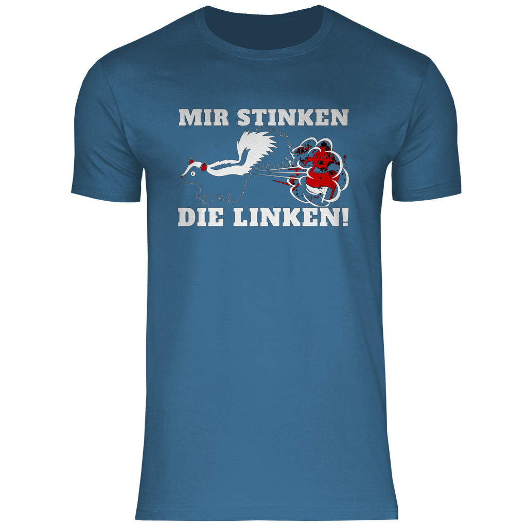 Remigration T-Shirt 'Mir stinken die Linken' Herren