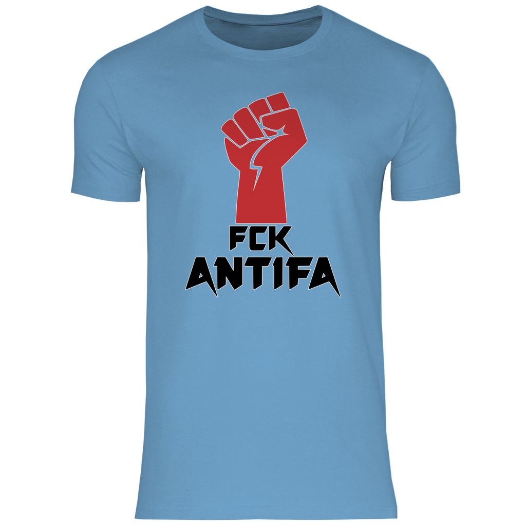 Skinhead T-Shirt 'FCK Antifa' Herren - PatriotenPrint