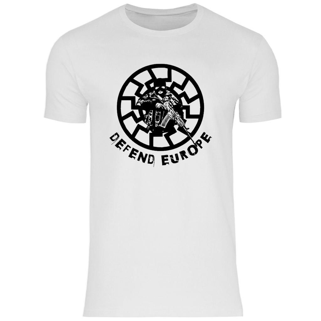 Schwarze Sonne T-Shirt 'Defend Europe' Herren - PatriotenPrint