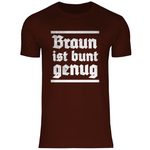 Skinhead T-Shirt 'Braun ist bunt genug' Herren - PatriotenPrint