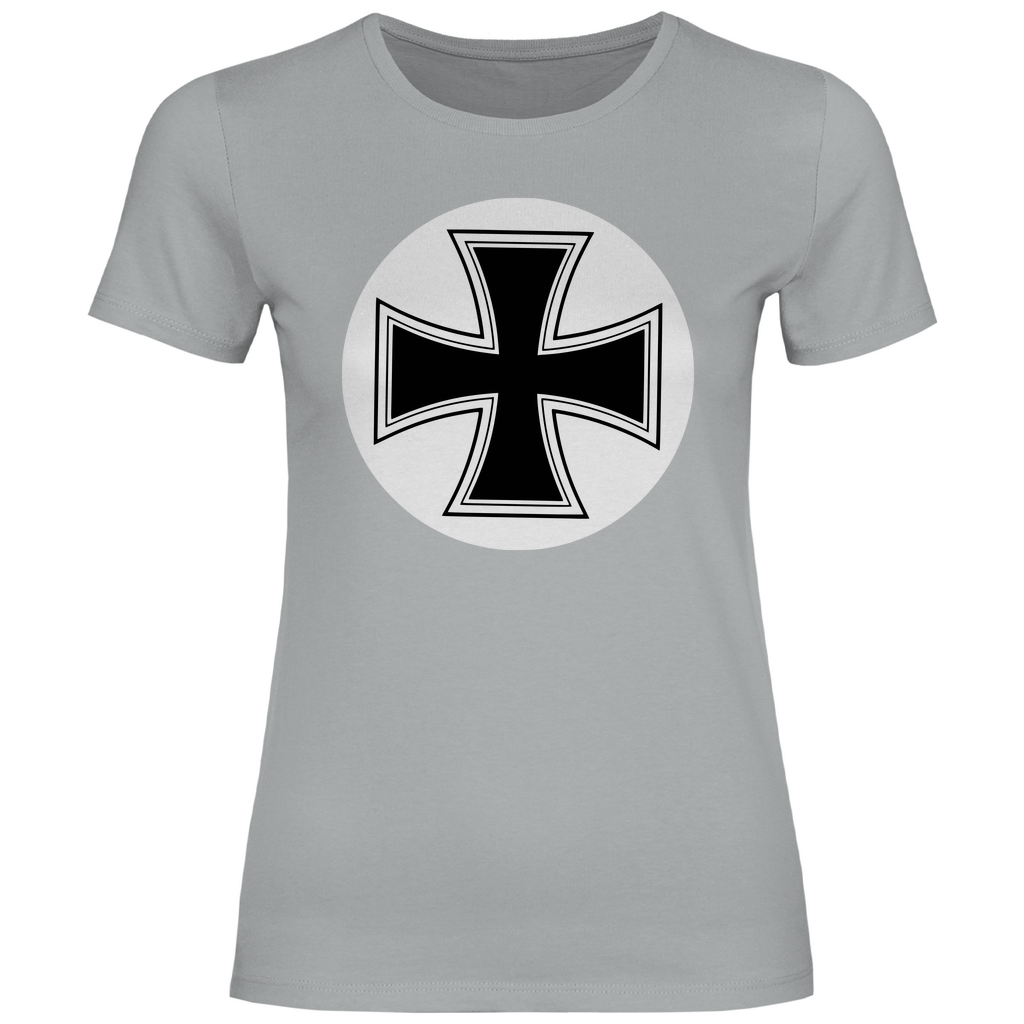 Patriot T-Shirt 'Eisernes Kreuz' Damen