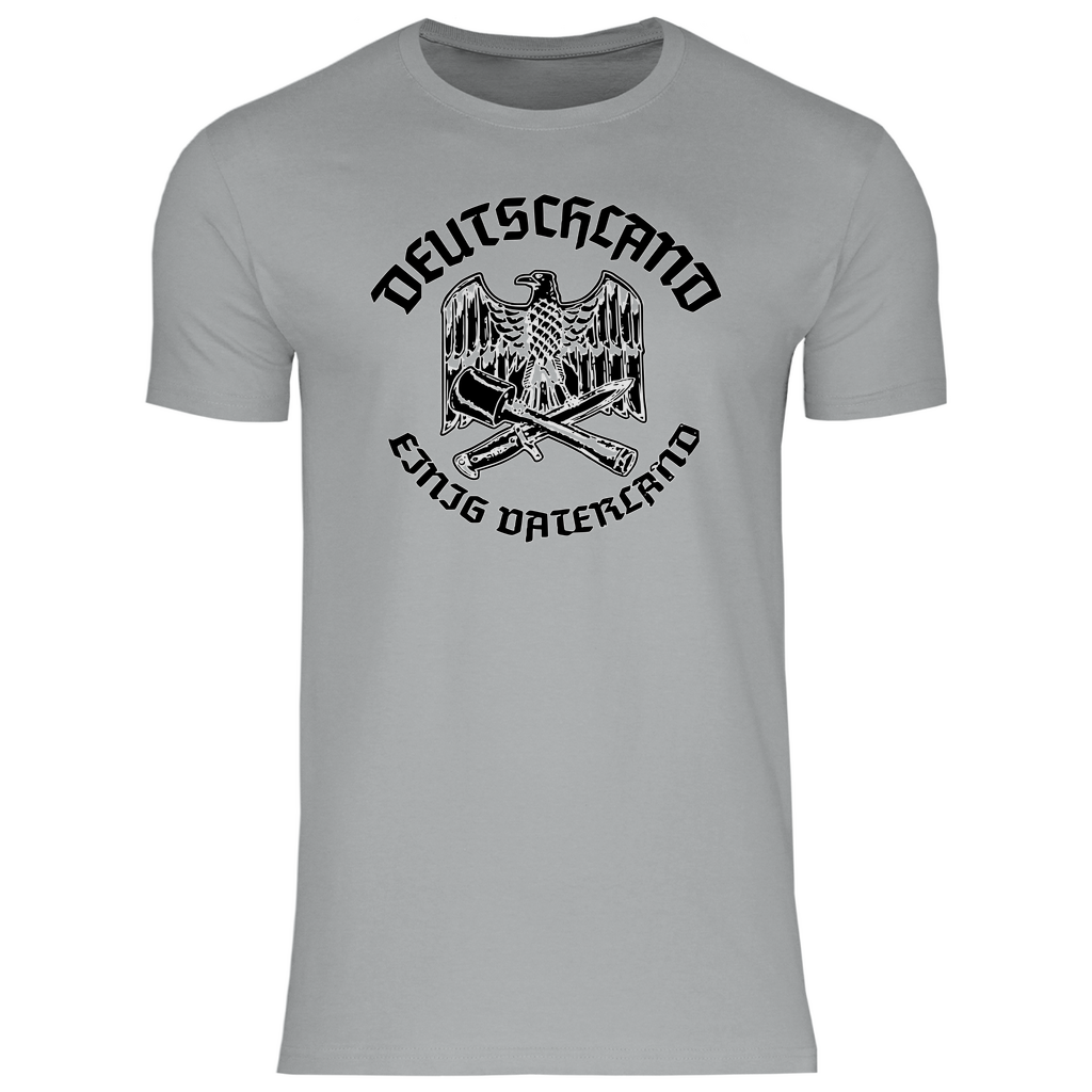 Reichsadler T-Shirt 'Deutschland Einig Vaterland' Herren - PatriotenPrint