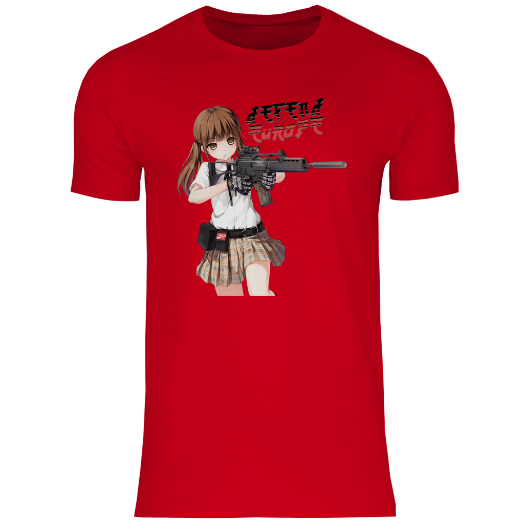 Defend Europe T-Shirt 'G36 Schoolgirl' Herren - PatriotenPrint