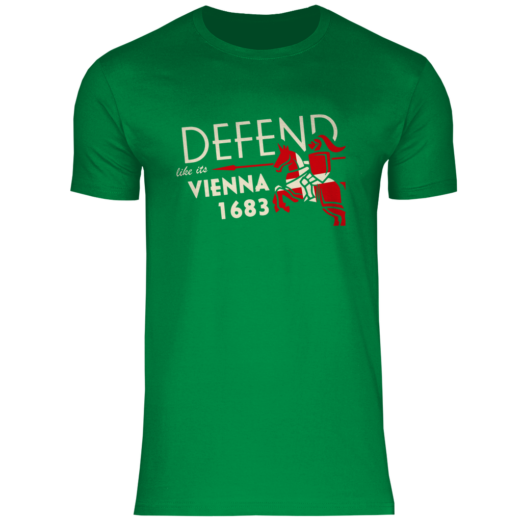 Defend Europe T-Shirt 'Defend like it's Vienna 1683' Herren - PatriotenPrint