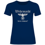 Reichsadler T-Shirt 'Wehr macht denn sowas' Damen